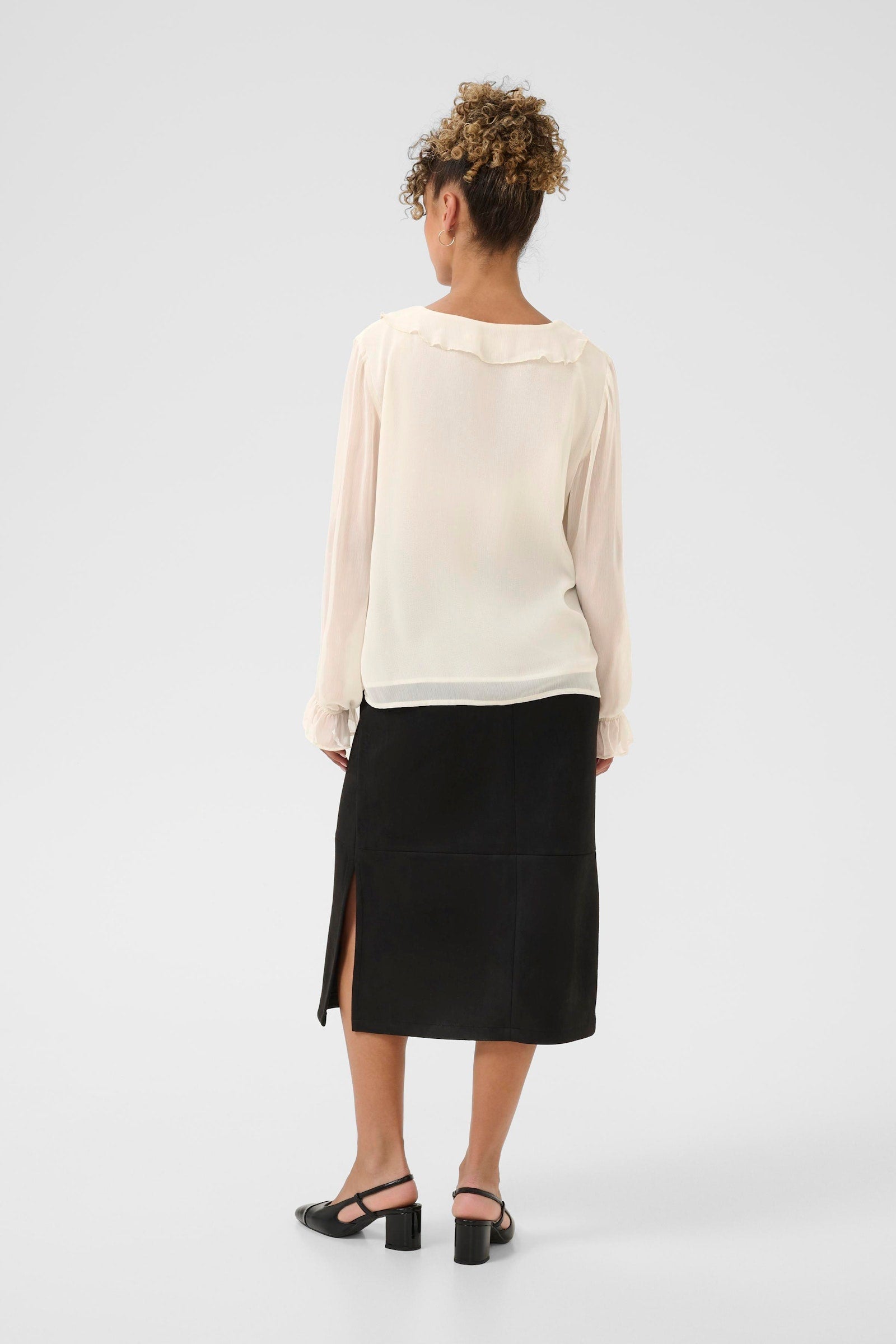 CREAM Flake Whisper white Top