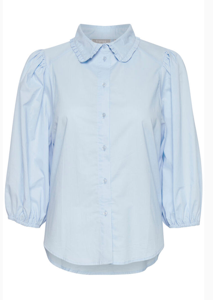 Blue cotton shirt