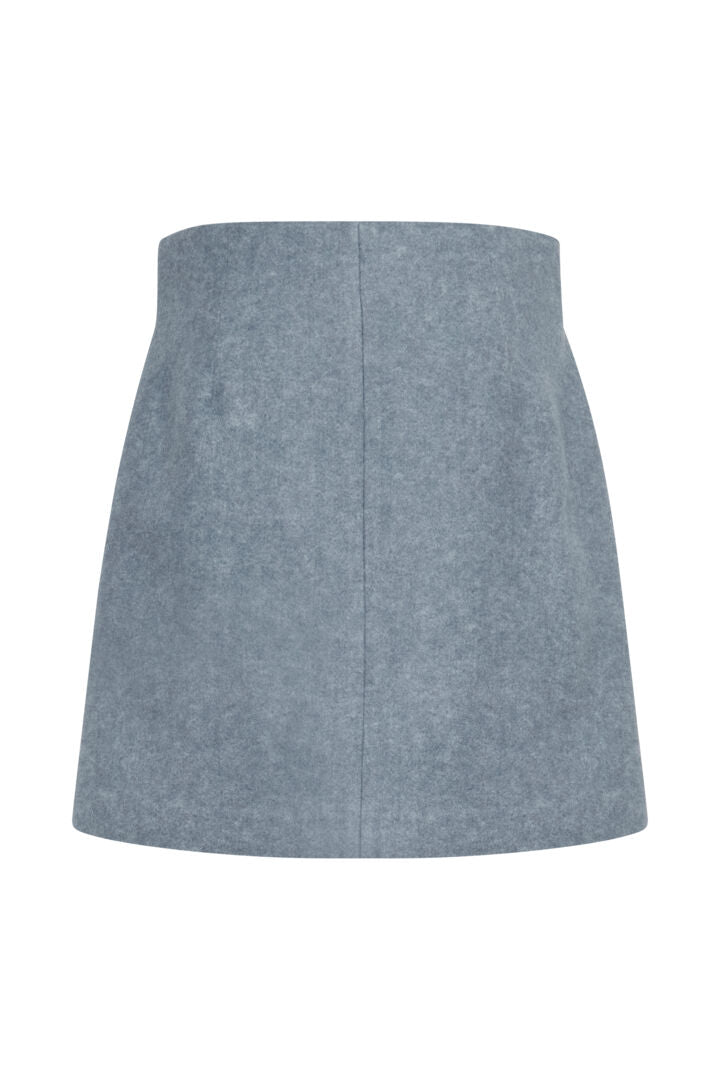 Blue grey skirt